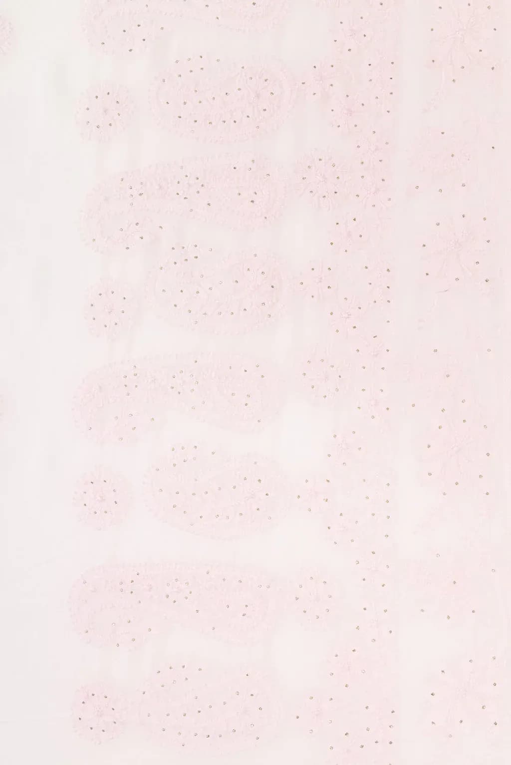 Rose pink Chikankari Georgette Saree — view 7
