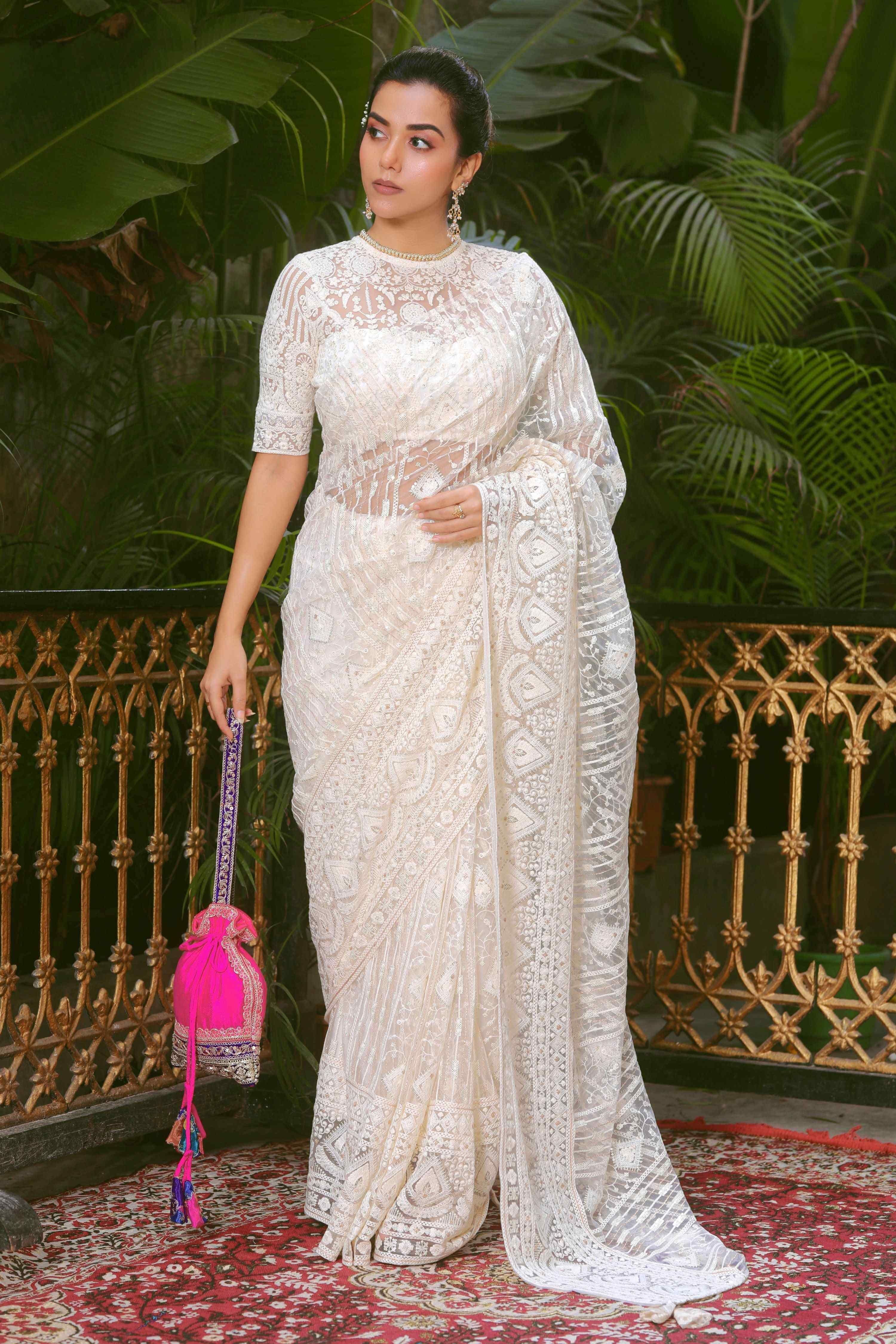 FITOOR SAREE WITH CHAANDNI CLASSIC BLOUSE — view 17