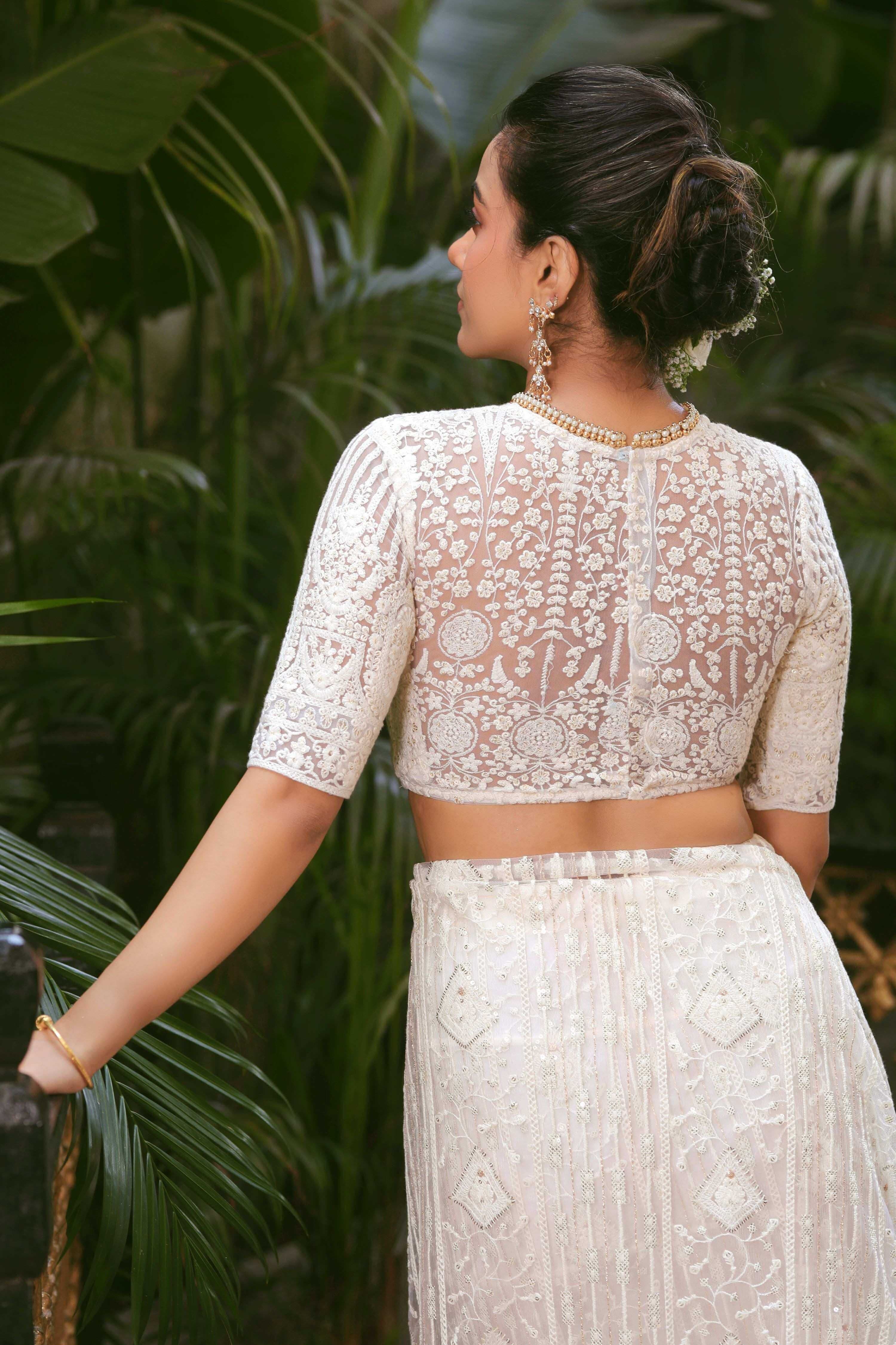 FITOOR SAREE WITH CHAANDNI CLASSIC BLOUSE — view 3
