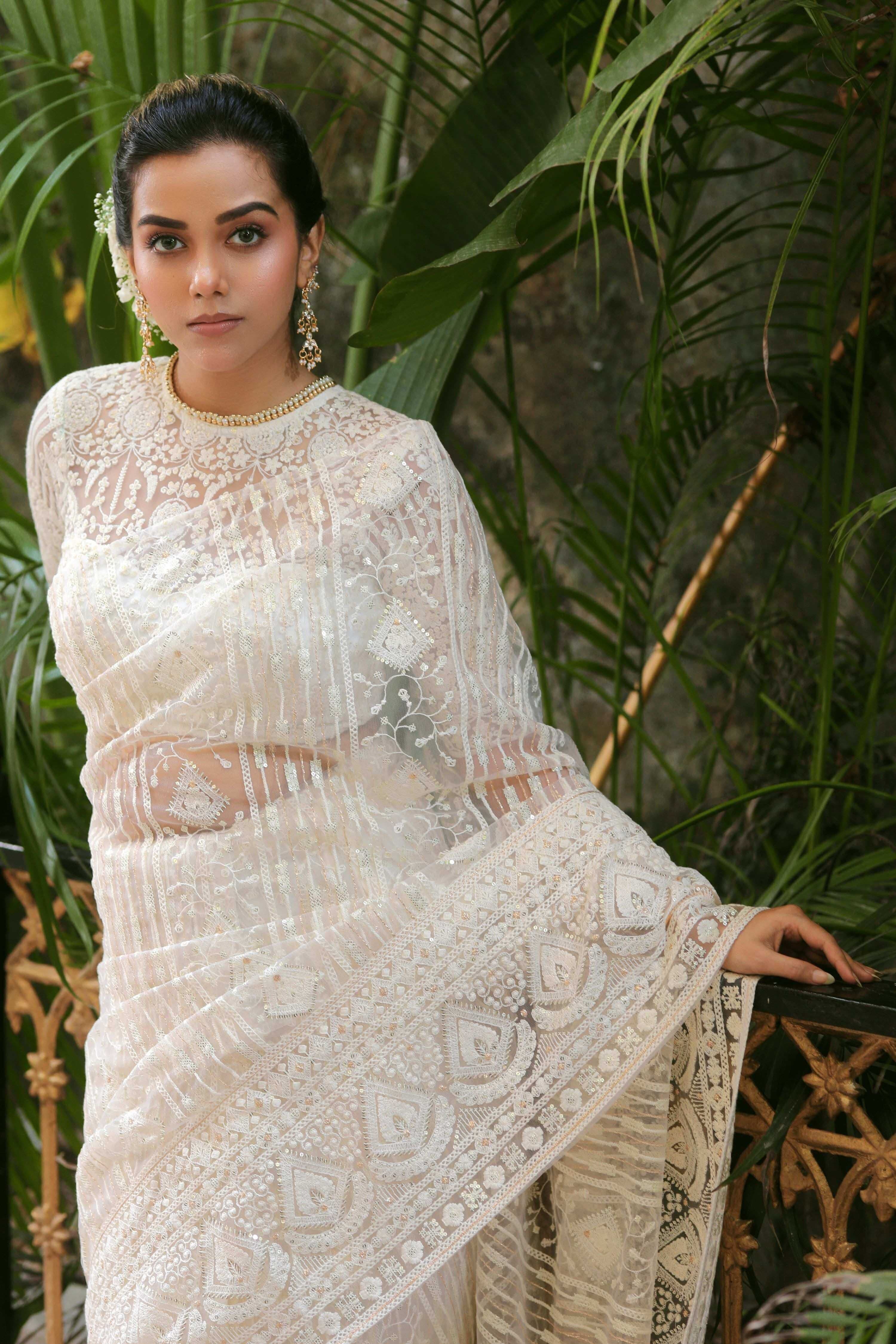 FITOOR SAREE WITH CHAANDNI CLASSIC BLOUSE — view 15