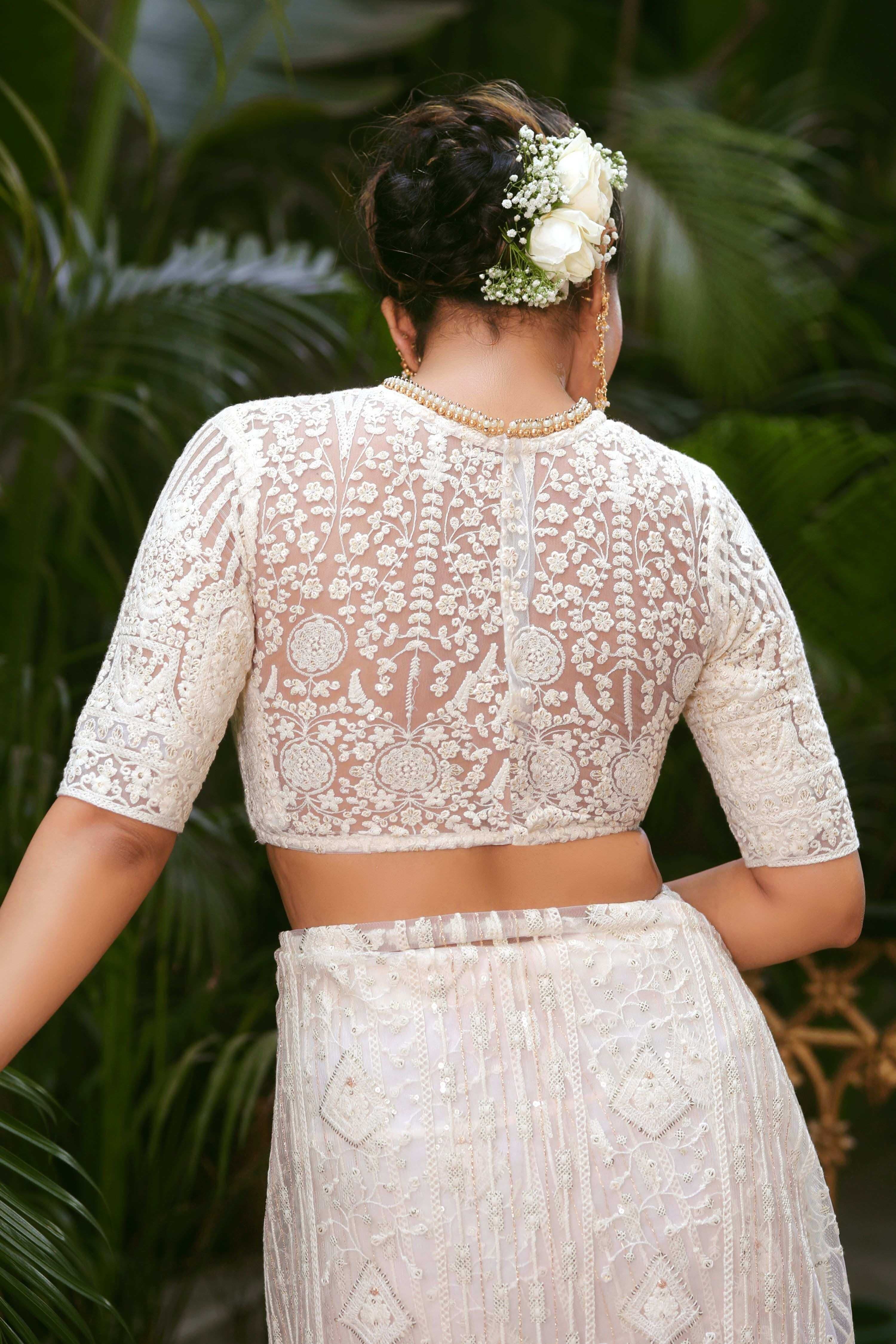 FITOOR SAREE WITH CHAANDNI CLASSIC BLOUSE — view 13