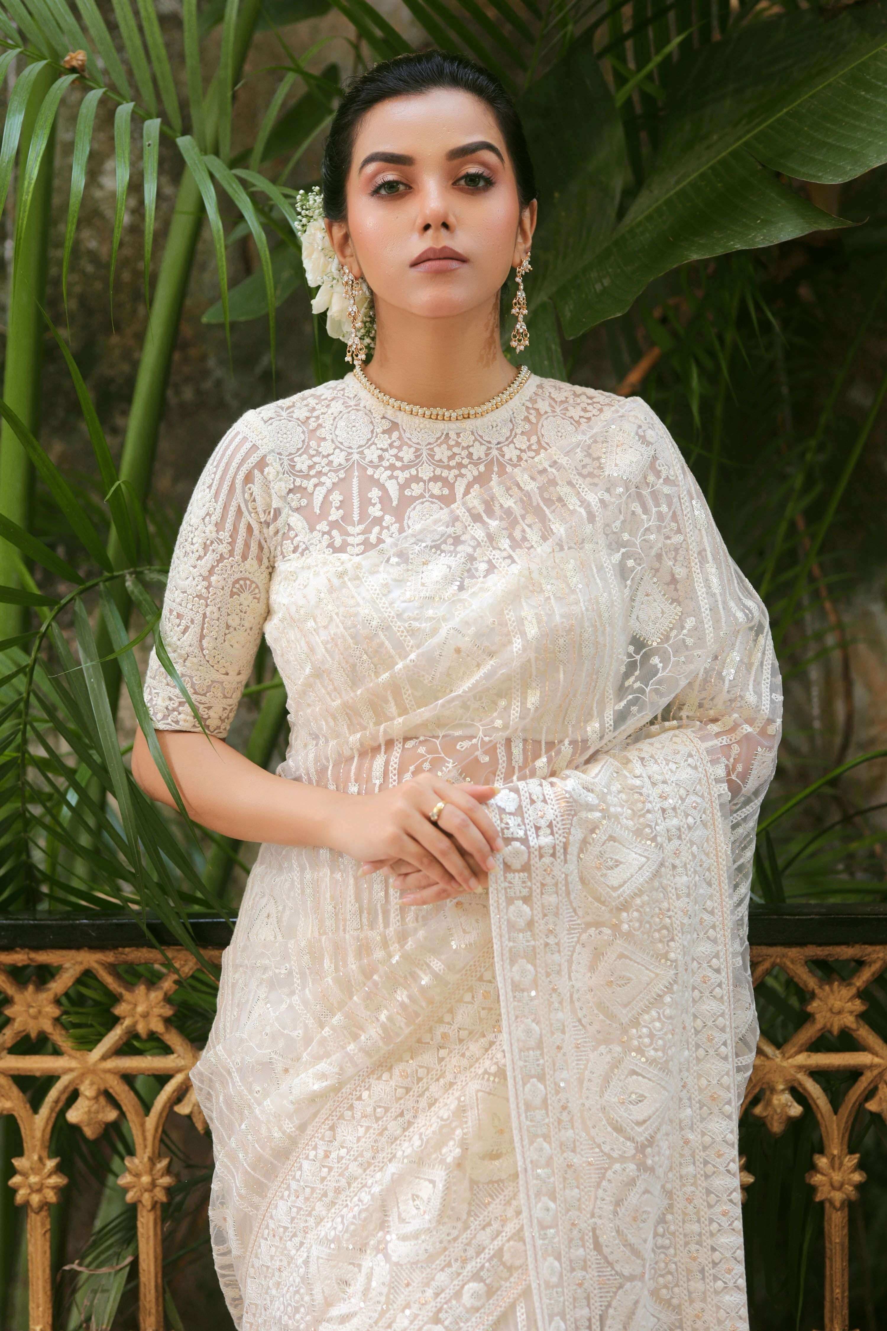 FITOOR SAREE WITH CHAANDNI CLASSIC BLOUSE — view 7