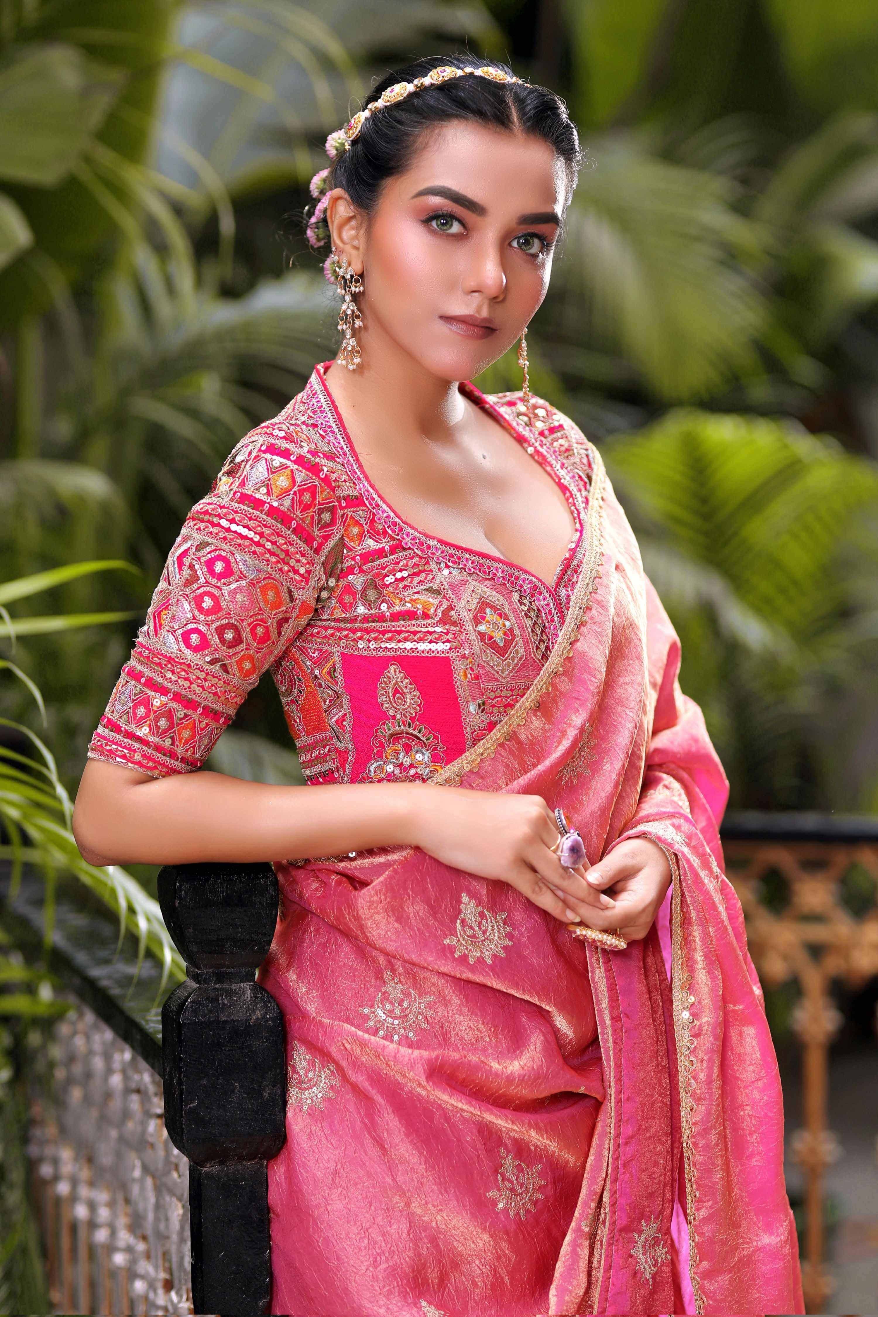 ROSE REALM SAREE — view 7